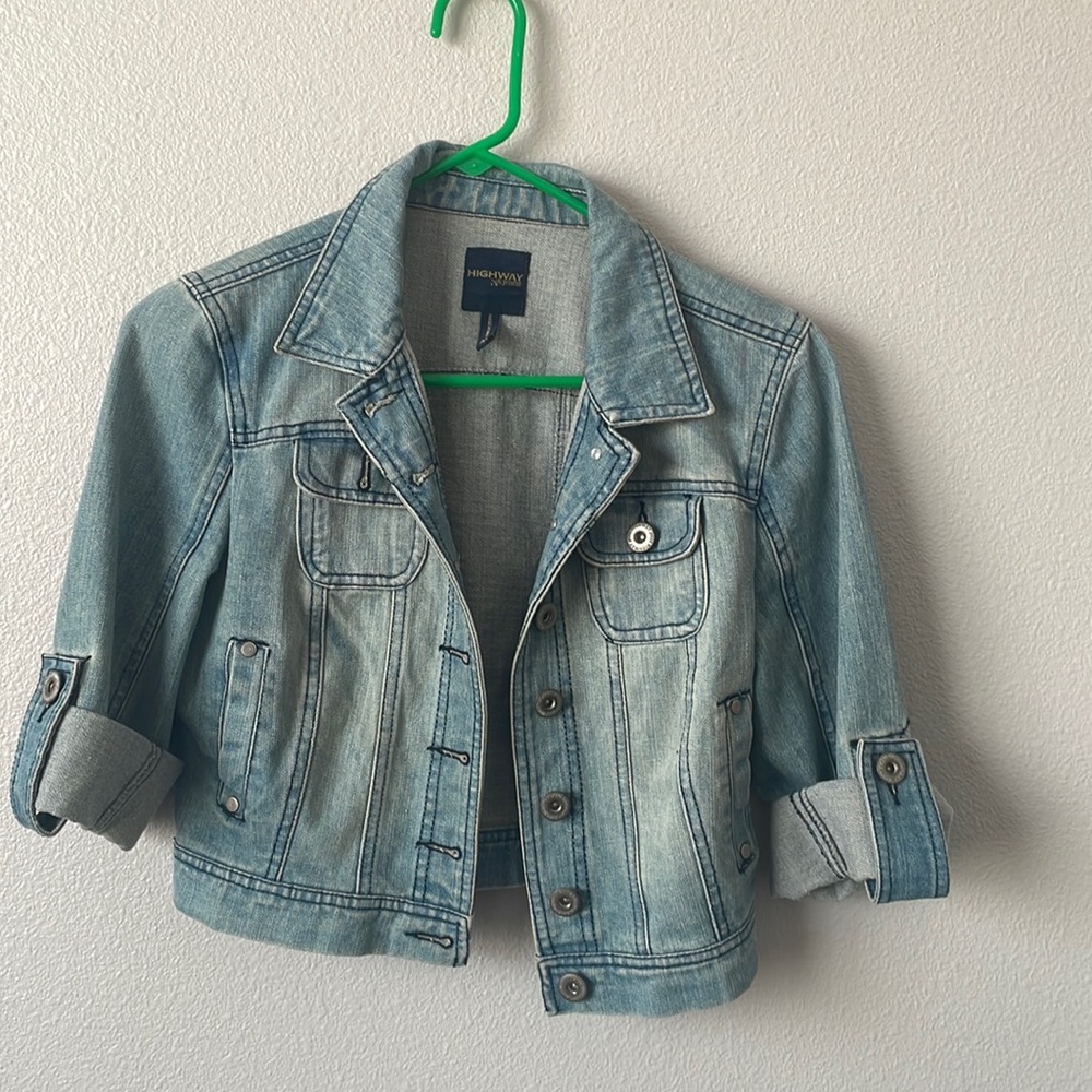 Cropped Jean Jacket